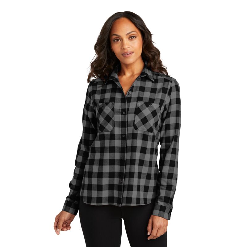 Women's Plaid Flannel Shirt Thumbnail