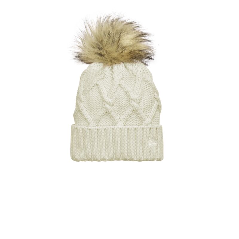Faux Fur Pom Beanie Thumbnail