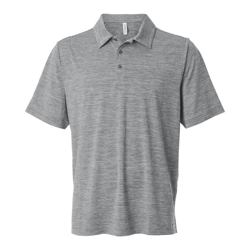 Men's Relay Heathered Stripe Polo Thumbnail