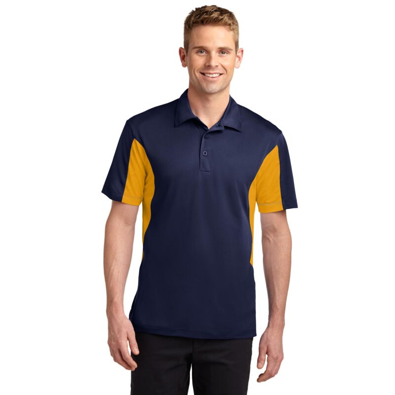 Tall Side Blocked Micropique Sport Wick ® Polo Thumbnail
