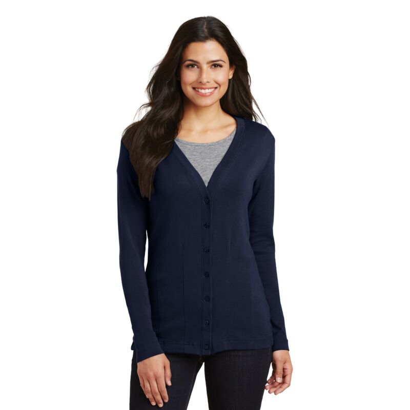 Women's Modern Stretch Cotton Cardigan Thumbnail