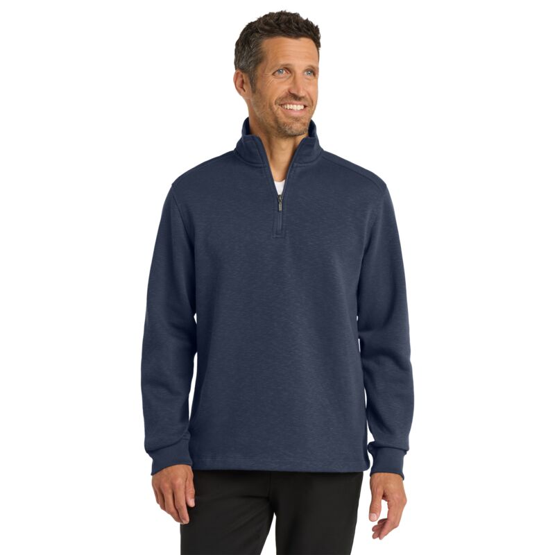 Slub Fleece 1/4 Zip Pullover Thumbnail