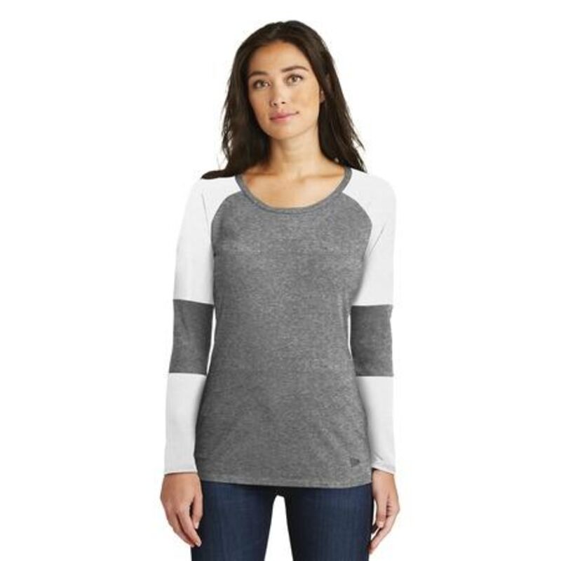 Ladies Tri Blend Performance Baseball Tee Thumbnail
