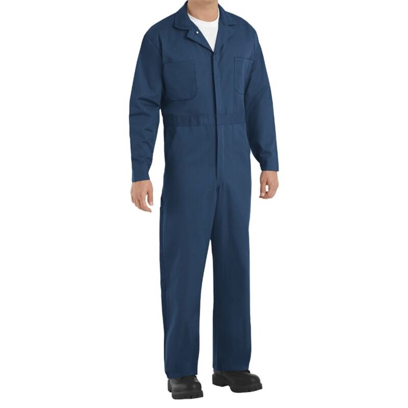 Men's Extended Sizes Button-Front Cotton Coveral Thumbnail