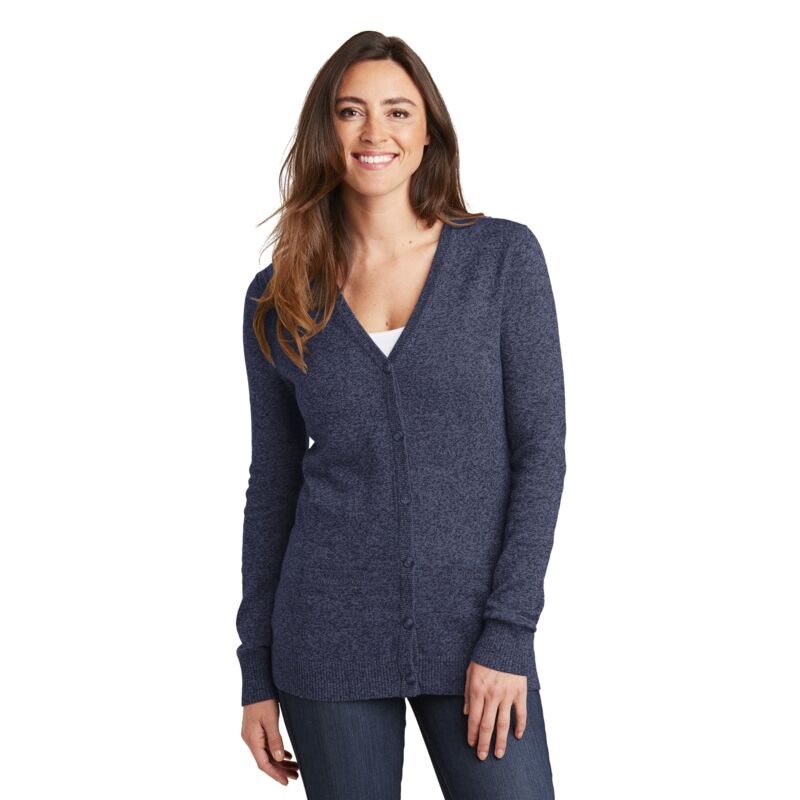 Women's Marled Cardigan Sweater Thumbnail