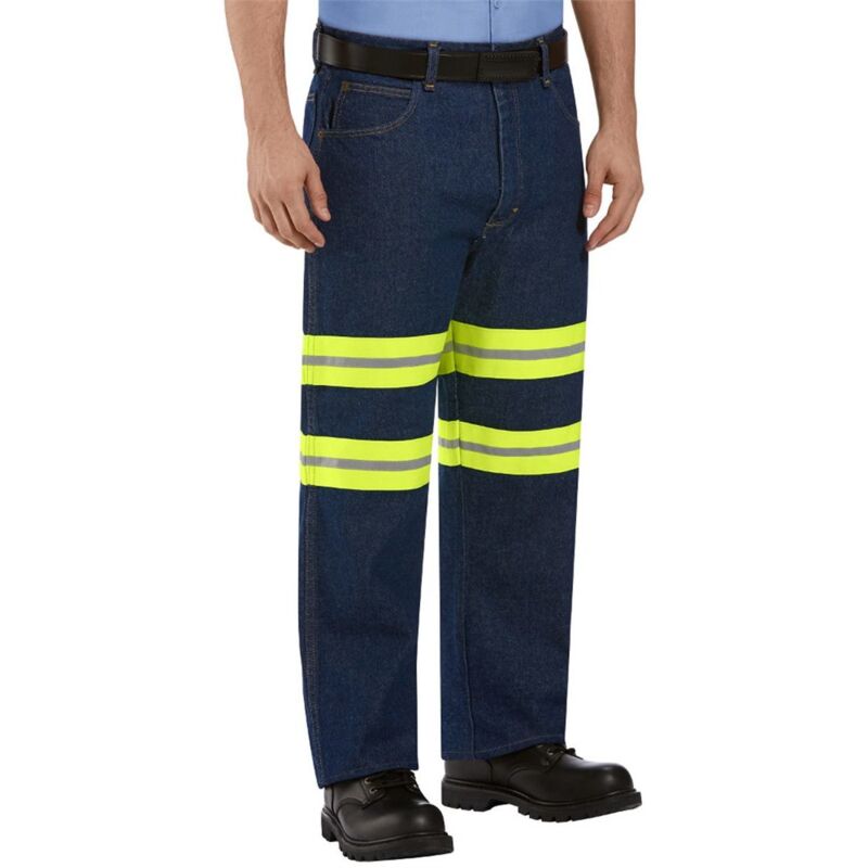 Men's Enhanced Visibility Relaxed Fit Jeans Thumbnail