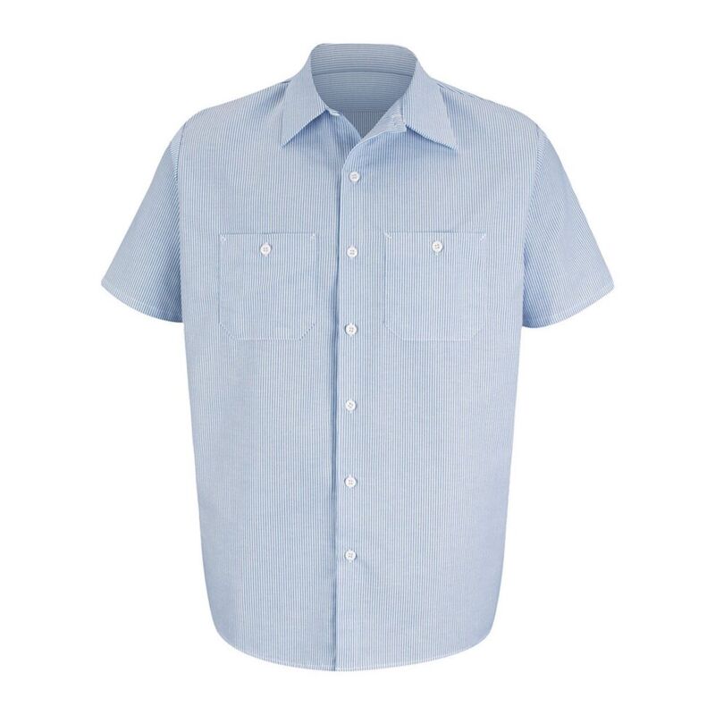 Men's Tall Industrial Stripe Work Shirt Thumbnail