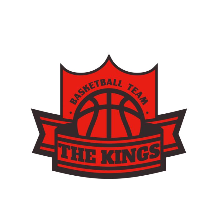 The Kings Basketball team Logo Template Thumbnail