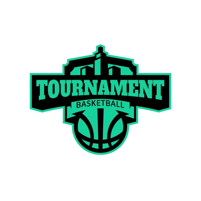 Tournament Basketball logo template Thumbnail