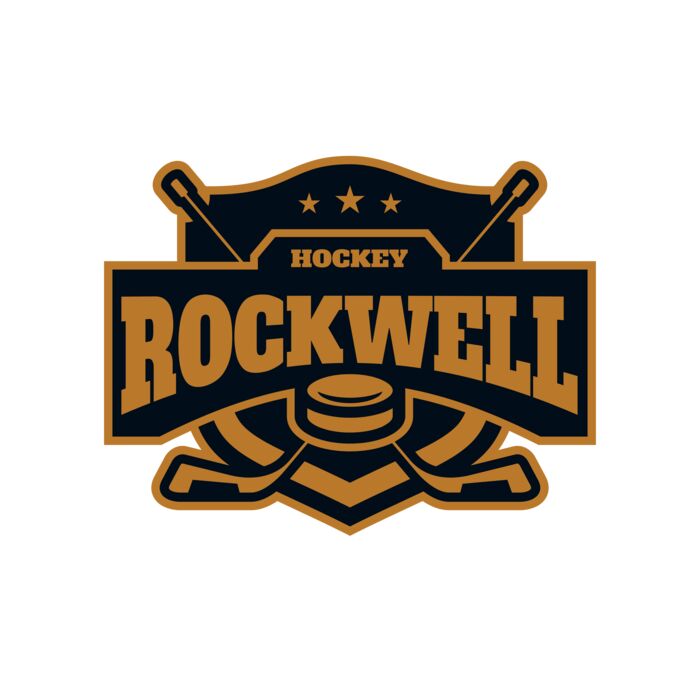 Rockwell Hockey logo template Thumbnail