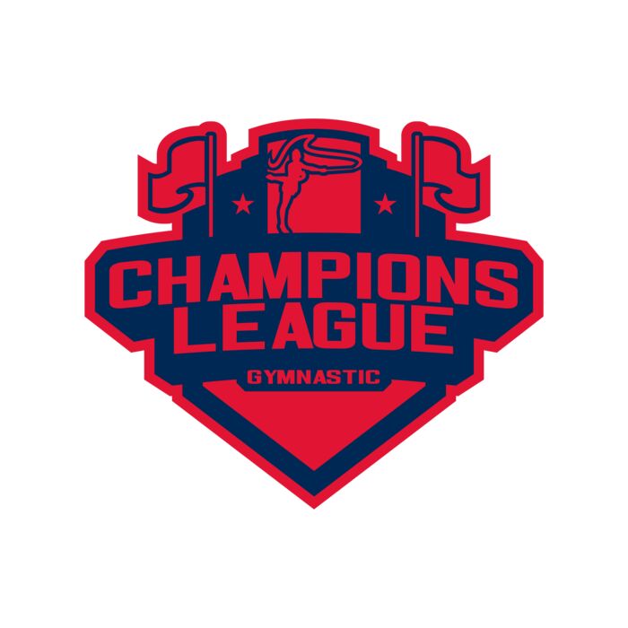 Champions League Gymnastic logo template Thumbnail