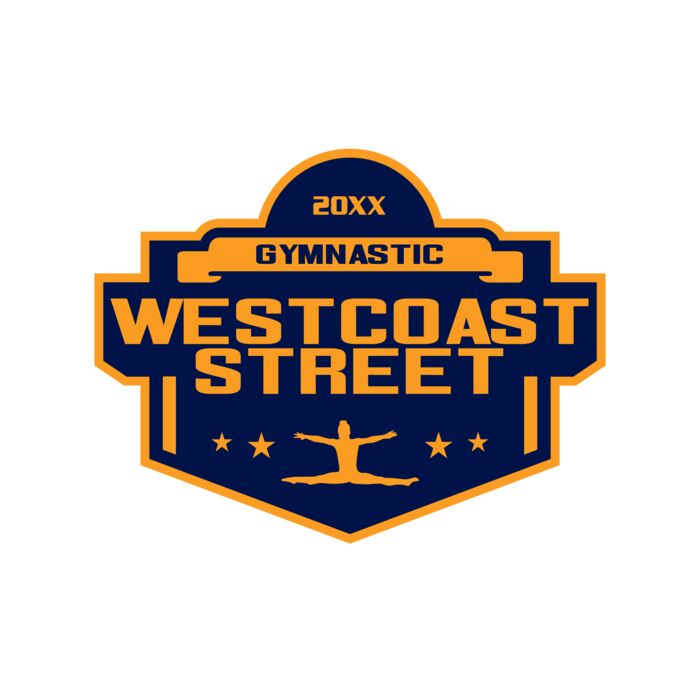 West Coast Street Gymnastic logo template 02 Thumbnail