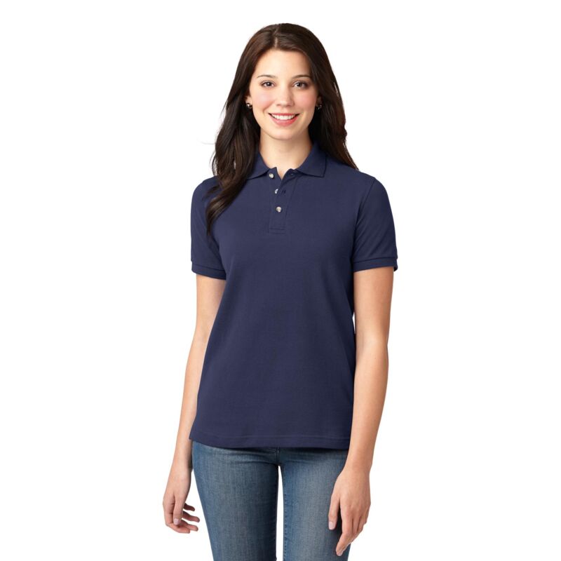 Ladies Pique Knit Polo Thumbnail