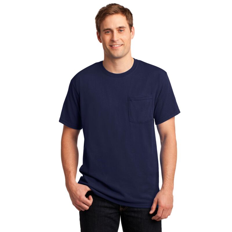 Heavyweight Blend ™ 50/50 Cotton/Poly Pocket T Shirt Thumbnail
