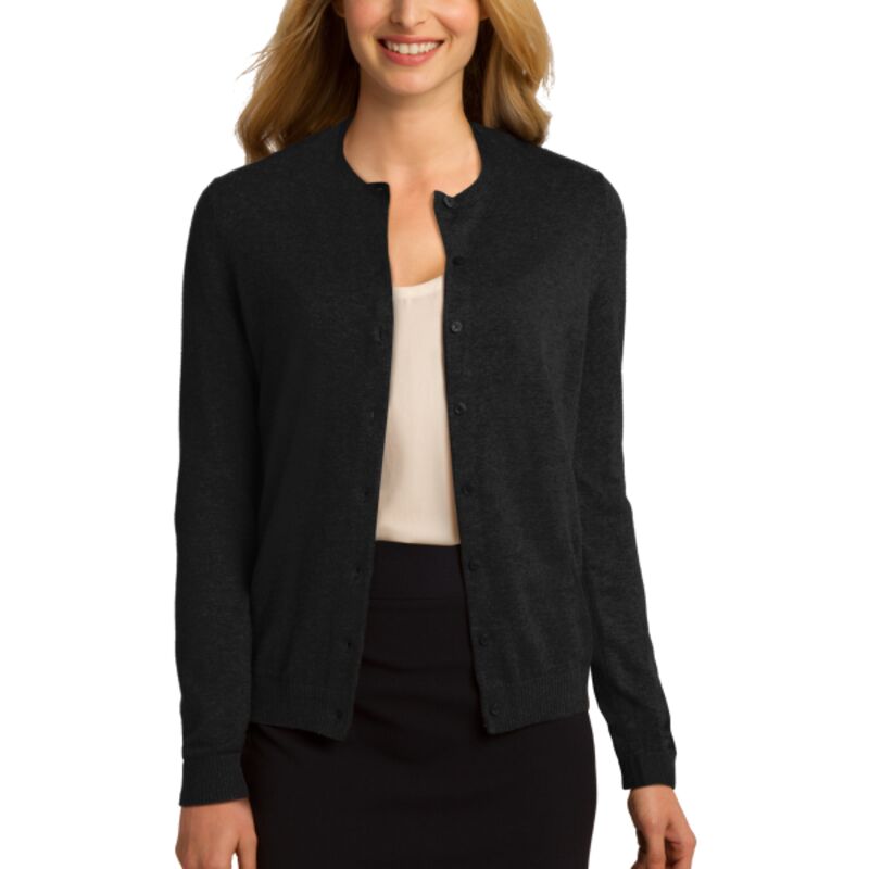 LSW287 Port Authority® Ladies Cardigan Sweater Thumbnail