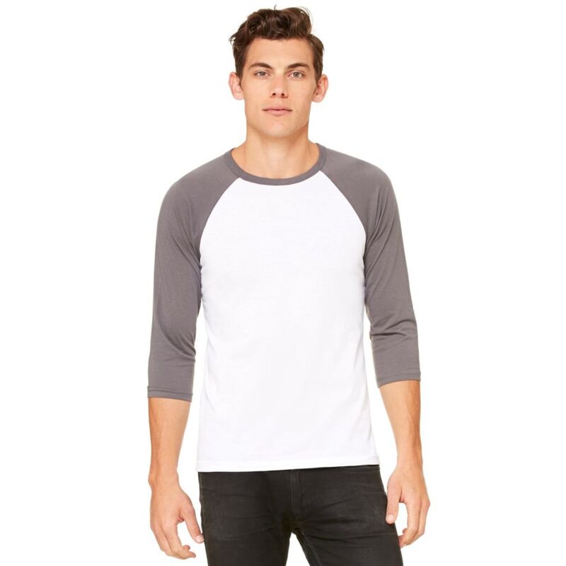 Unisex Three-Quarter Sleeve Baseball Tee Thumbnail