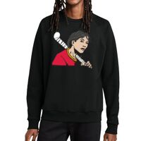 Unisex Organic CVC Fleece Crewneck Sweatshirt Thumbnail