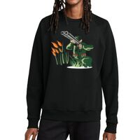 Unisex Organic CVC Fleece Crewneck Sweatshirt Thumbnail