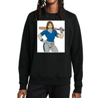 Unisex Organic CVC Fleece Crewneck Sweatshirt Thumbnail