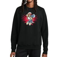 Unisex Organic CVC Fleece Crewneck Sweatshirt Thumbnail