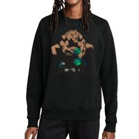 Unisex Organic CVC Fleece Crewneck Sweatshirt Thumbnail