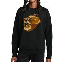 Unisex Organic CVC Fleece Crewneck Sweatshirt Thumbnail