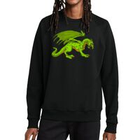 Unisex Organic CVC Fleece Crewneck Sweatshirt Thumbnail