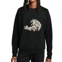 Unisex Organic CVC Fleece Crewneck Sweatshirt Thumbnail