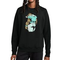 Unisex Organic CVC Fleece Crewneck Sweatshirt Thumbnail