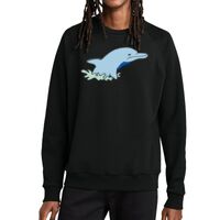 Unisex Organic CVC Fleece Crewneck Sweatshirt Thumbnail