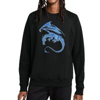 Unisex Organic CVC Fleece Crewneck Sweatshirt Thumbnail