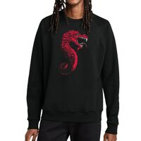 Unisex Organic CVC Fleece Crewneck Sweatshirt Thumbnail