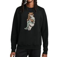 Unisex Organic CVC Fleece Crewneck Sweatshirt Thumbnail