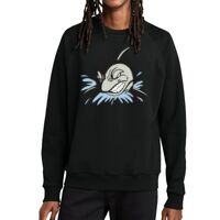 Unisex Organic CVC Fleece Crewneck Sweatshirt Thumbnail