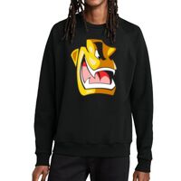 Unisex Organic CVC Fleece Crewneck Sweatshirt Thumbnail