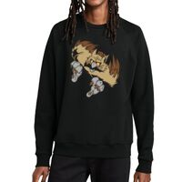 Unisex Organic CVC Fleece Crewneck Sweatshirt Thumbnail