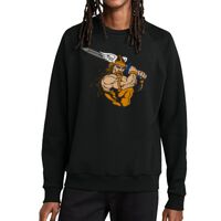 Unisex Organic CVC Fleece Crewneck Sweatshirt Thumbnail