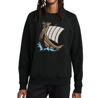 Unisex Organic CVC Fleece Crewneck Sweatshirt Thumbnail