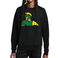Unisex Organic CVC Fleece Crewneck Sweatshirt Thumbnail