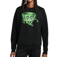 Unisex Organic CVC Fleece Crewneck Sweatshirt Thumbnail