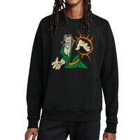 Unisex Organic CVC Fleece Crewneck Sweatshirt Thumbnail