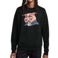Unisex Organic CVC Fleece Crewneck Sweatshirt Thumbnail