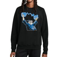Unisex Organic CVC Fleece Crewneck Sweatshirt Thumbnail