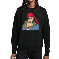 Unisex Organic CVC Fleece Crewneck Sweatshirt Thumbnail