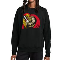 Unisex Organic CVC Fleece Crewneck Sweatshirt Thumbnail