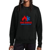 Unisex Organic CVC Fleece Crewneck Sweatshirt Thumbnail