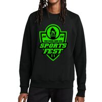 Unisex Organic CVC Fleece Crewneck Sweatshirt Thumbnail
