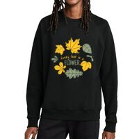 Unisex Organic CVC Fleece Crewneck Sweatshirt Thumbnail