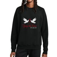 Unisex Organic CVC Fleece Crewneck Sweatshirt Thumbnail