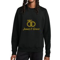 Unisex Organic CVC Fleece Crewneck Sweatshirt Thumbnail